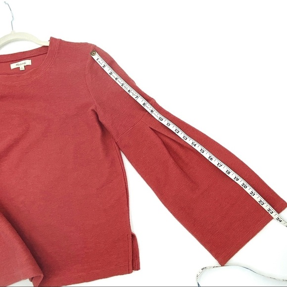 MADEWELL Flared Sleeve Sweater Top Size S - Picture 14 of 15